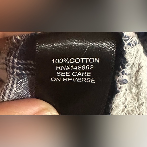 Torrid Harper Cotton Pullover 3/4 Sleeve Blouse Size 2X Plaid - Picture 7 of 9